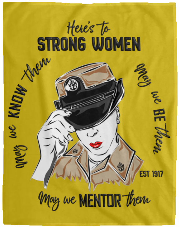 Strong Women Plush Fleece Blanket - 60x80