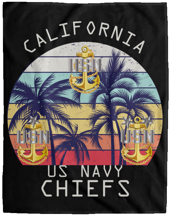 California Chiefs Plush Fleece Blanket - 60x80
