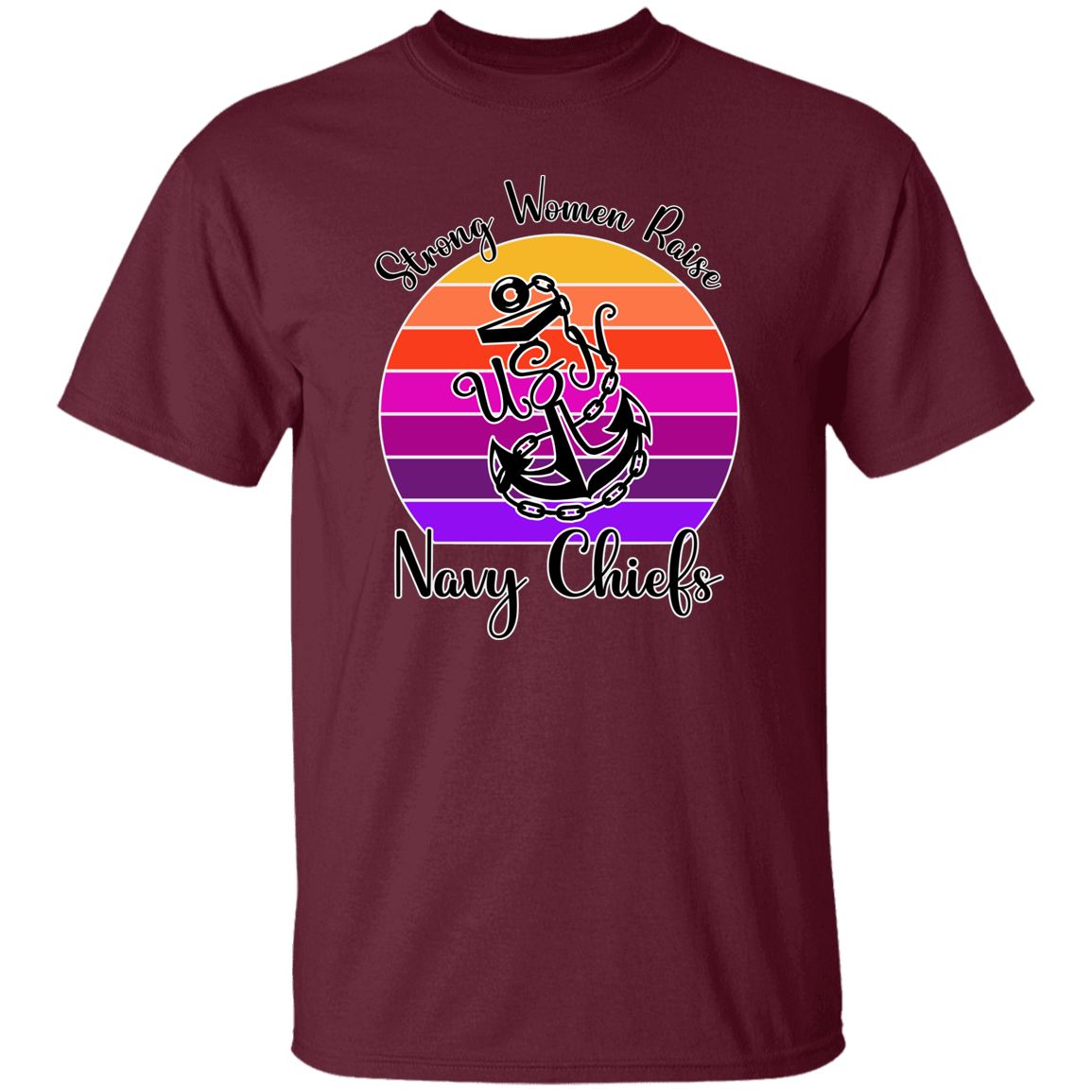 Strong Navy Mom 5.3 oz. T-Shirt