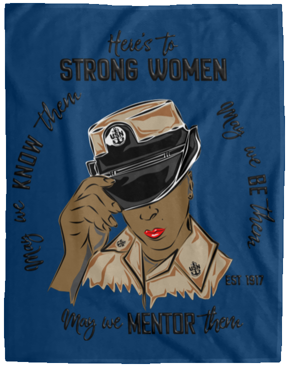 Strong Women V2 Plush Fleece Blanket - 60x80