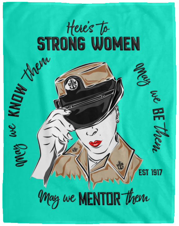 Strong Women Plush Fleece Blanket - 60x80