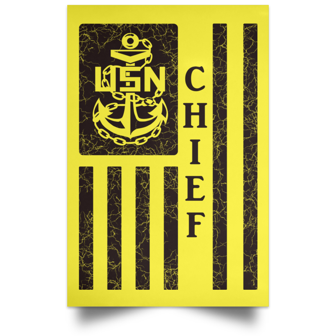 Chief Flag Satin Poster