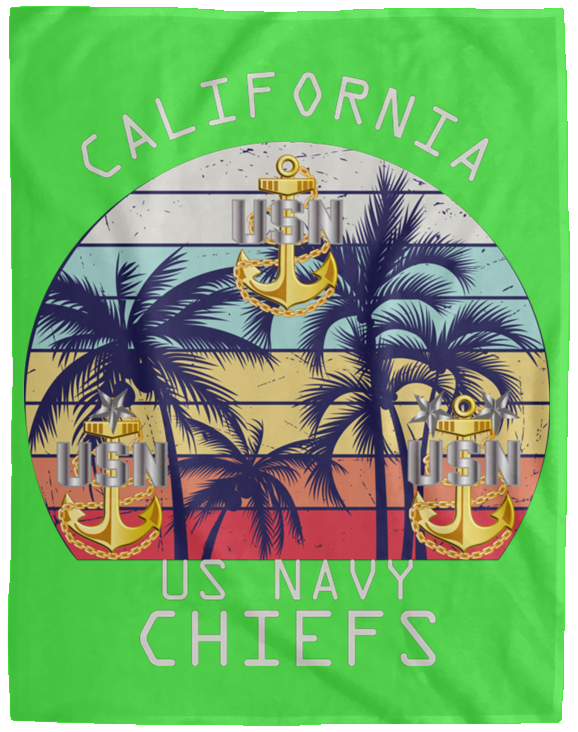 California Chiefs Plush Fleece Blanket - 60x80