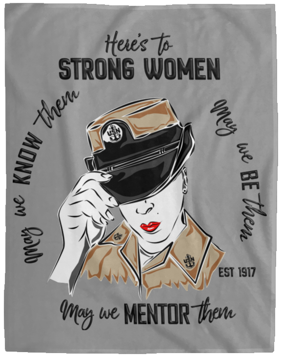 Strong Women Plush Fleece Blanket - 60x80