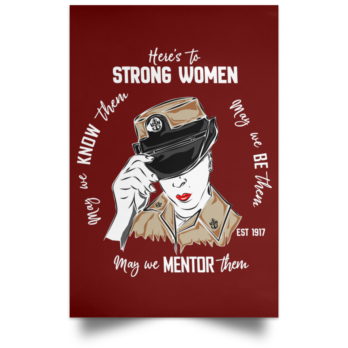 Strong Woman Satin Poster