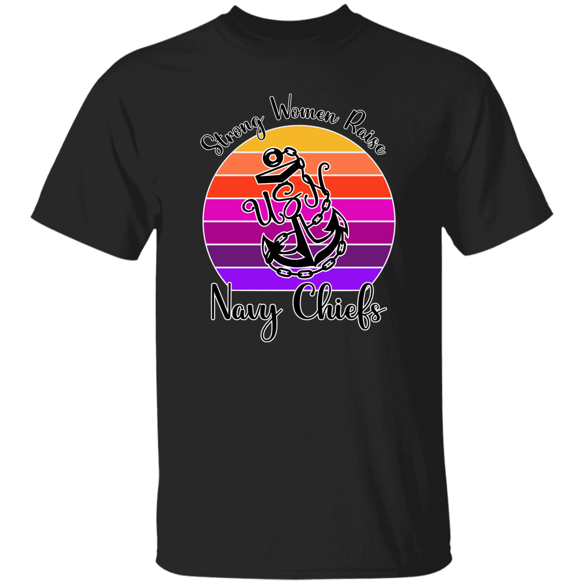 Strong Navy Mom 5.3 oz. T-Shirt