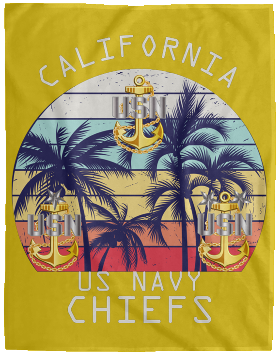 California Chiefs Plush Fleece Blanket - 60x80