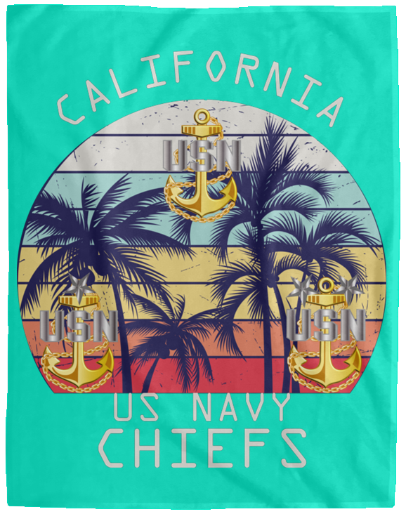 California Chiefs Plush Fleece Blanket - 60x80