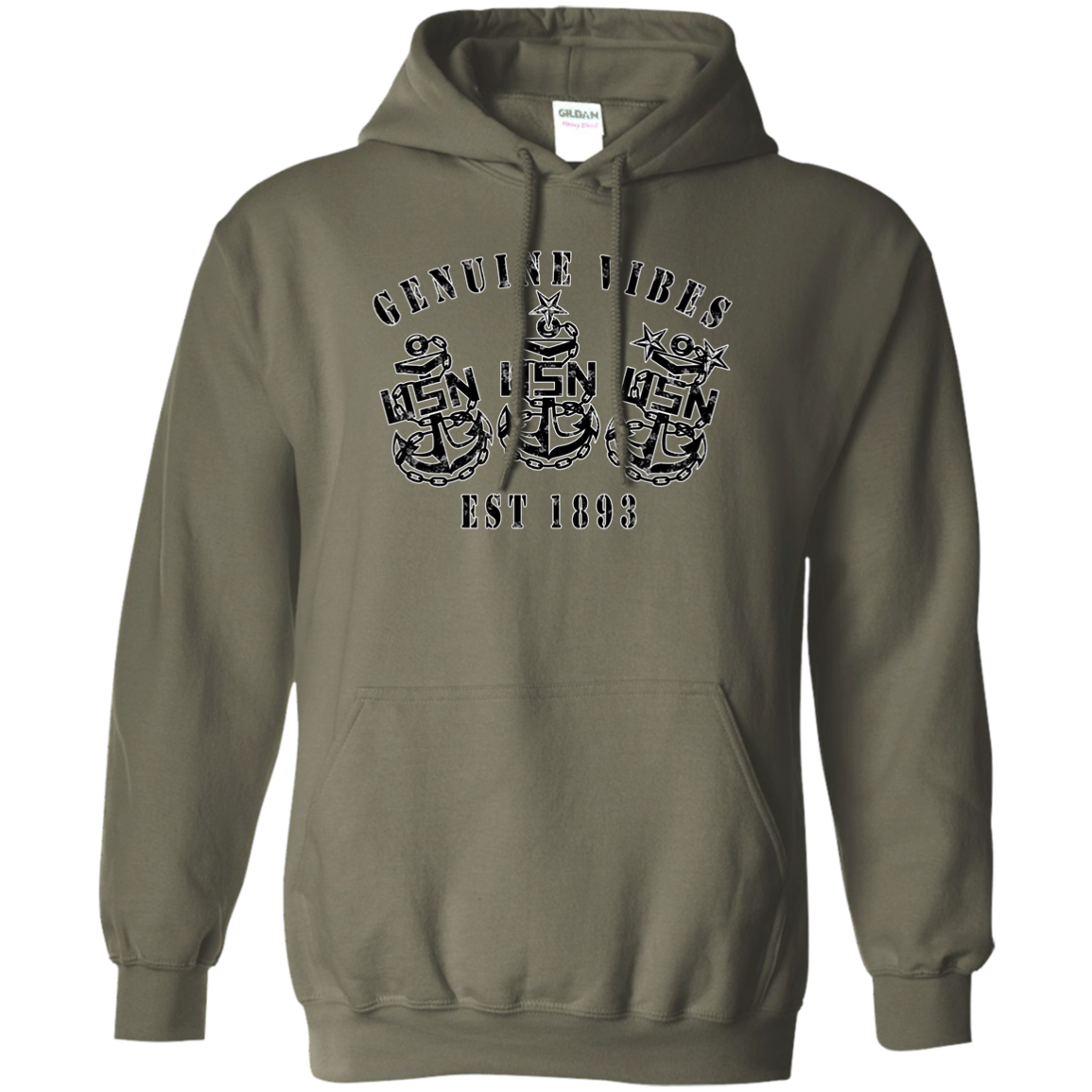 Genuine Vibes Pullover Hoodie
