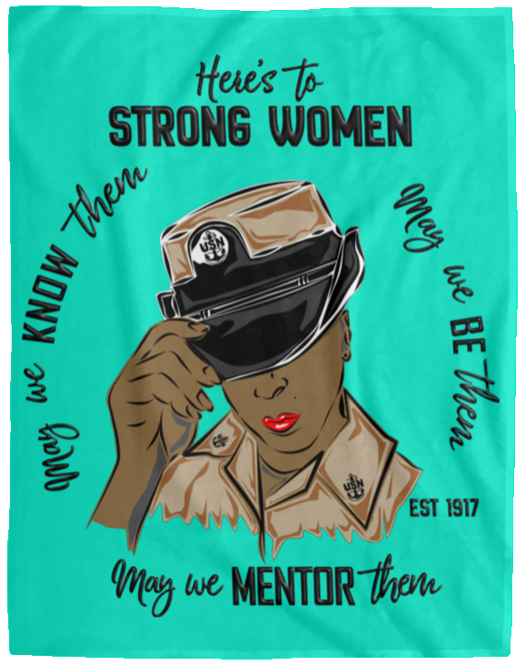 Strong Women V2 Plush Fleece Blanket - 60x80