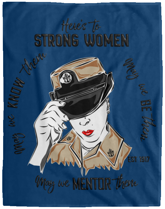 Strong Women Plush Fleece Blanket - 60x80