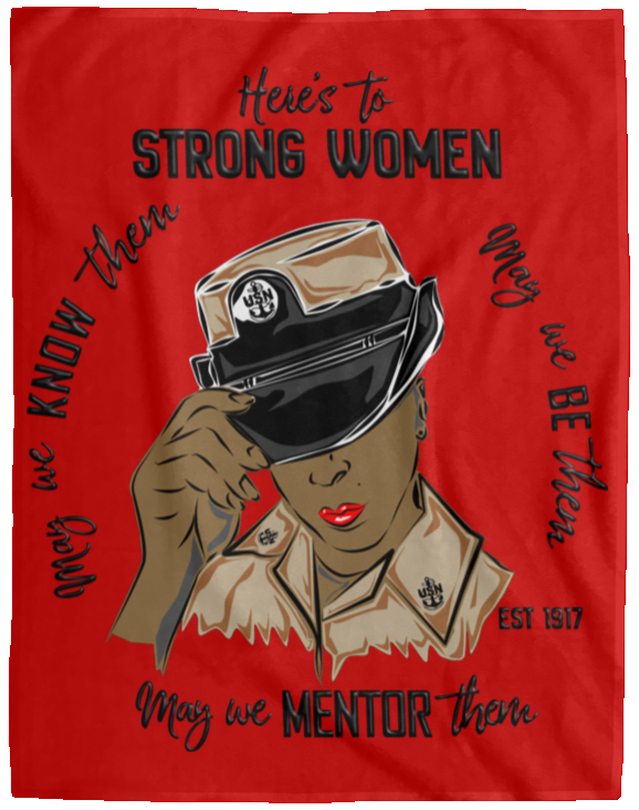 Strong Women V2 Plush Fleece Blanket - 60x80