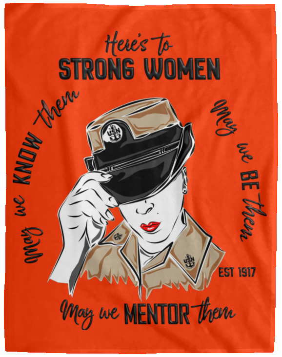 Strong Women Plush Fleece Blanket - 60x80