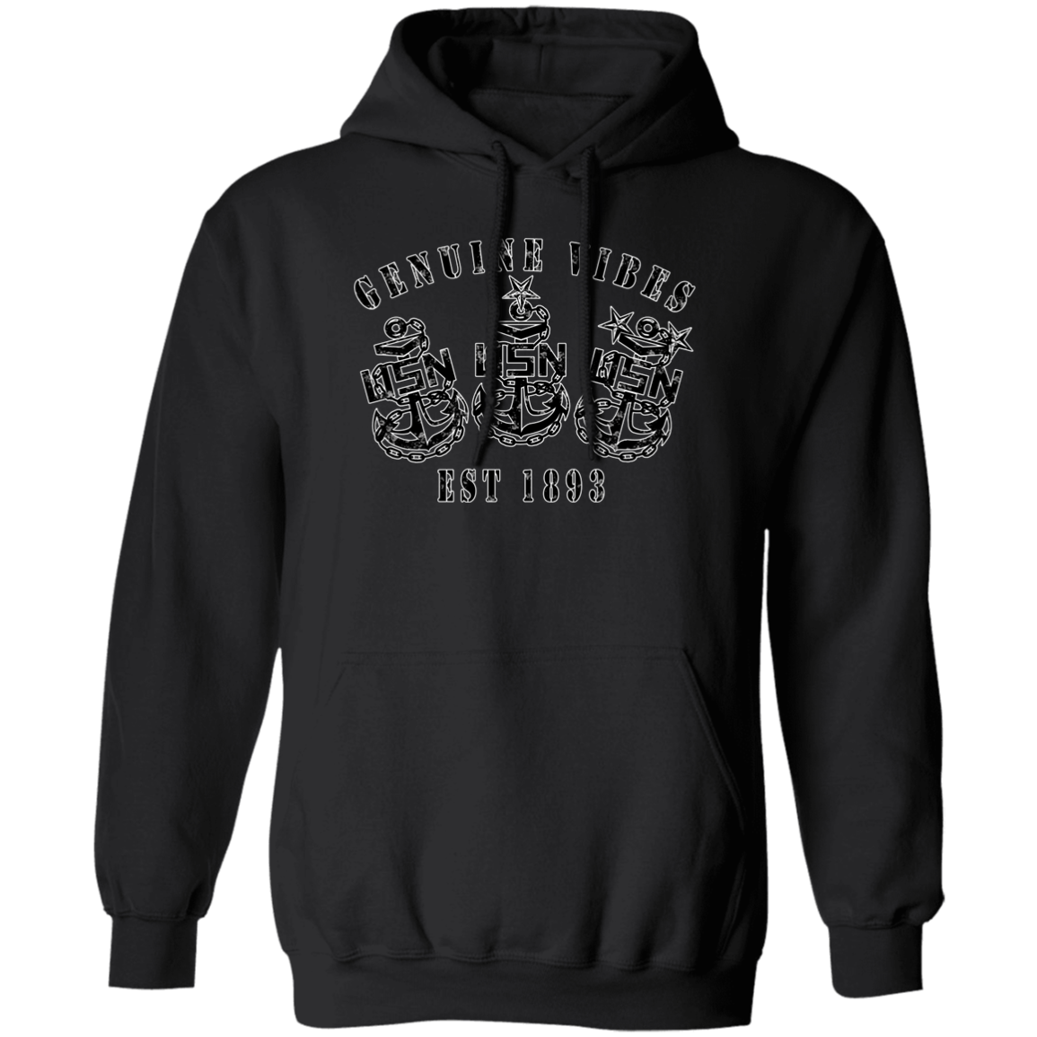 Genuine Vibes Pullover Hoodie