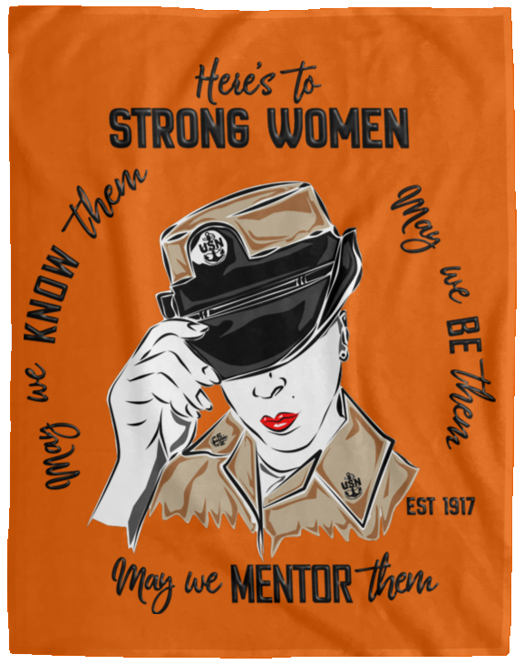 Strong Women Plush Fleece Blanket - 60x80