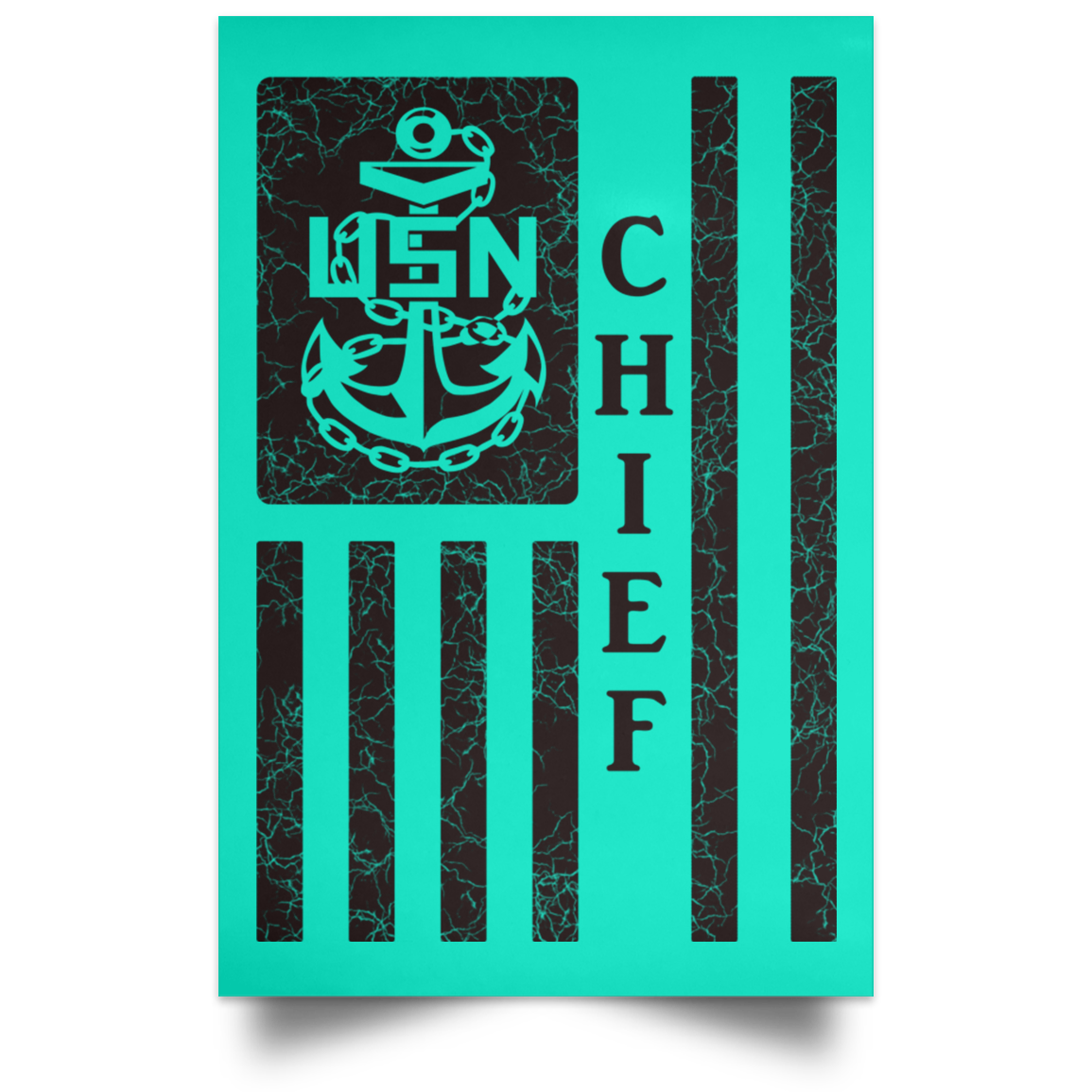 Chief Flag Satin Poster