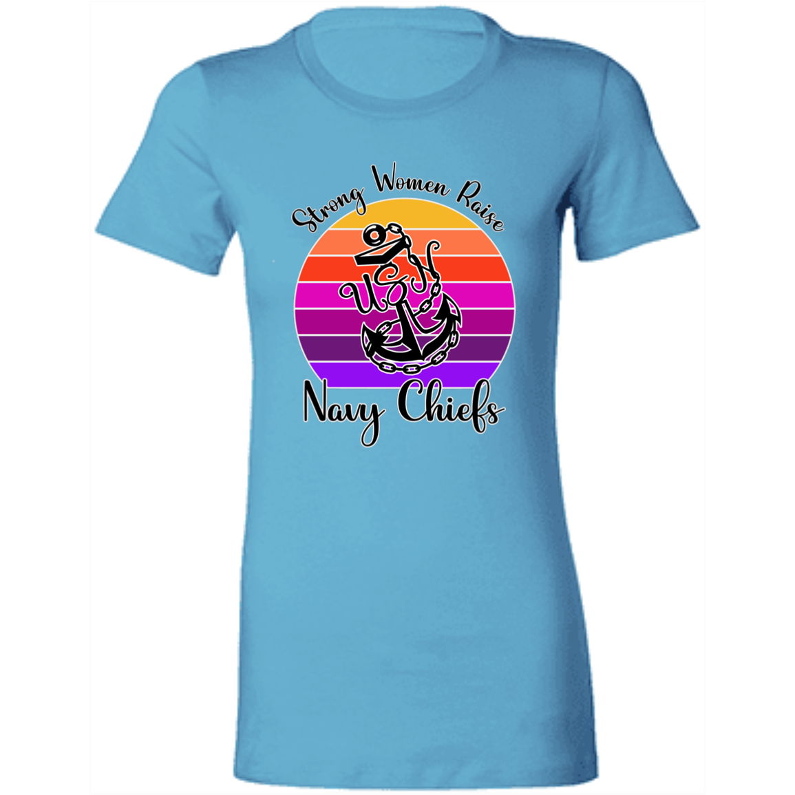 Strong Navy Mom Ladies' Favorite T-Shirt