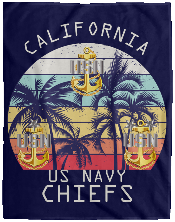California Chiefs Plush Fleece Blanket - 60x80