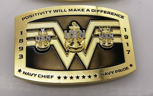 Retro WW CPO Belt Buckle V2