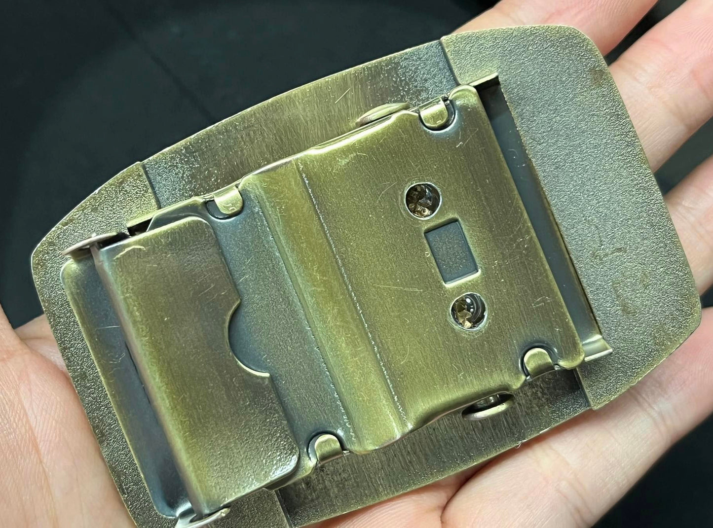 Me Mother and Father Belt Buckle