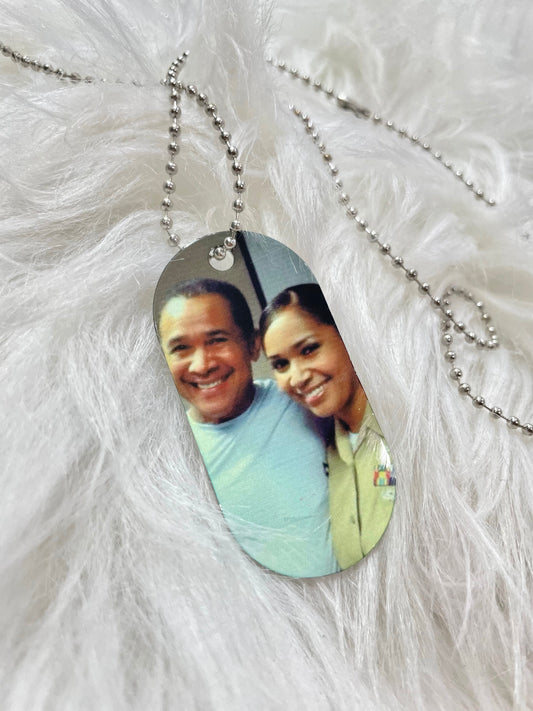 Personalized Proud Dad Tag