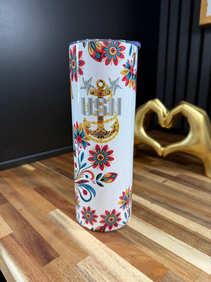 Jefa de Flores Tumbler 20oz