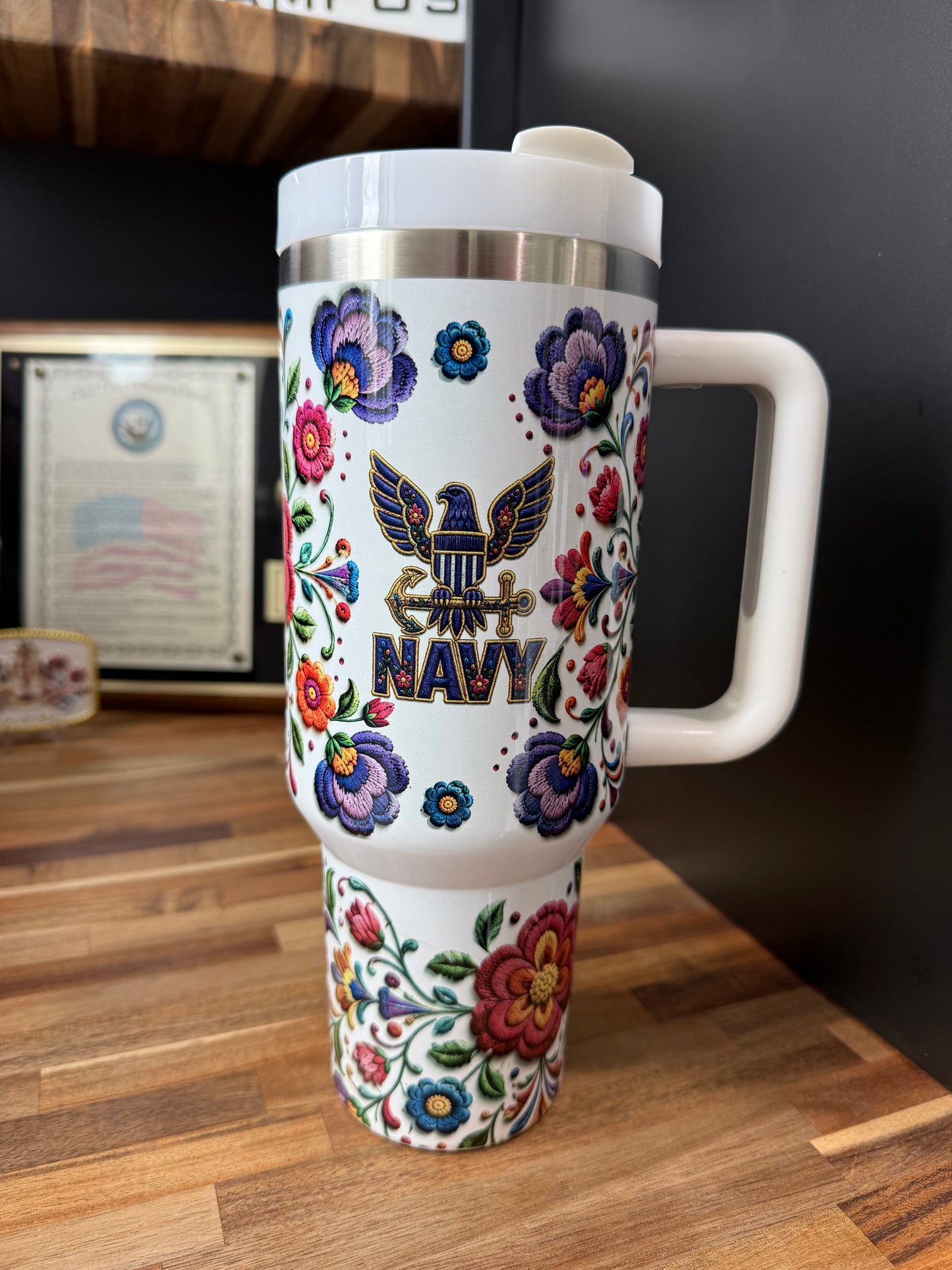 Embroidery Love 40 oz Tumbler