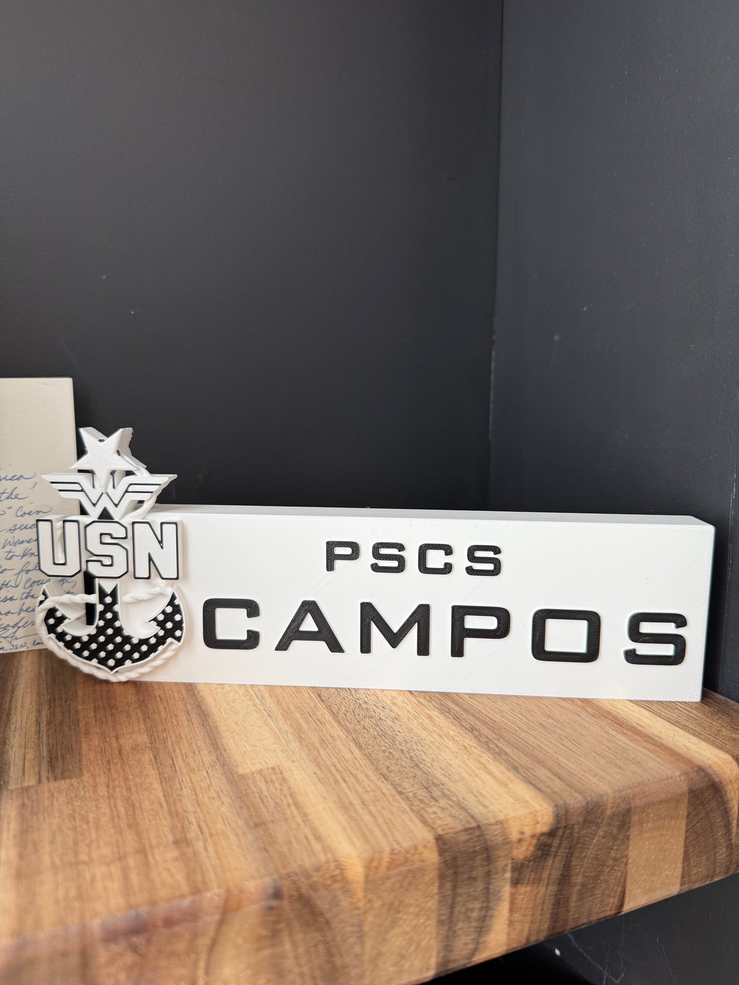 Junior Sailor Desk Name Plate