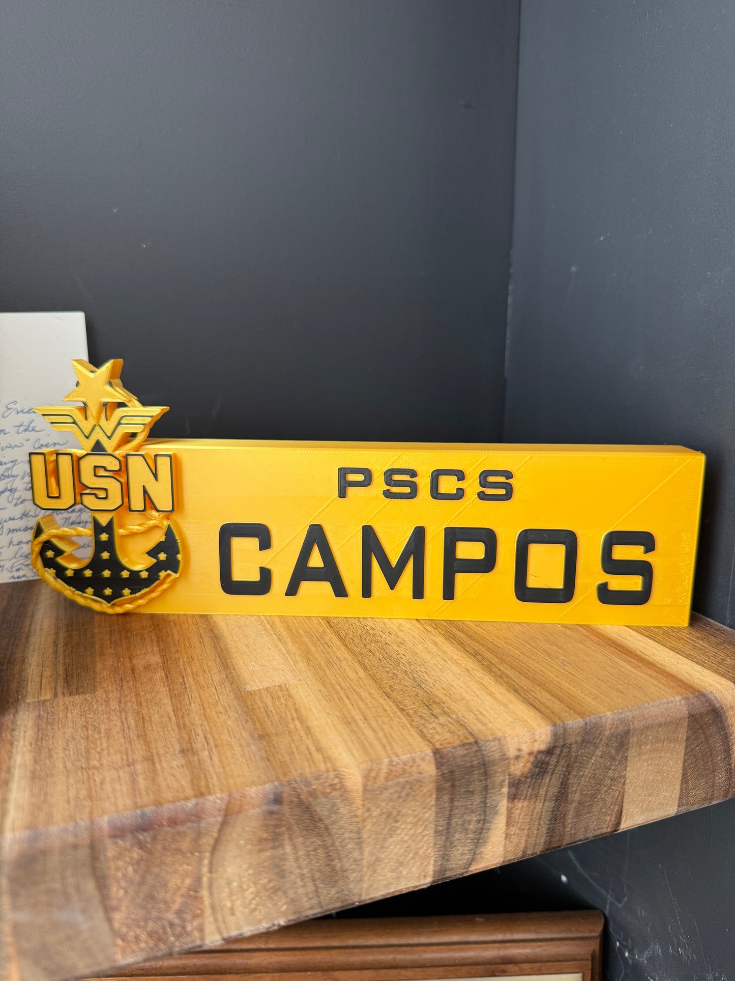 Junior Sailor Desk Name Plate