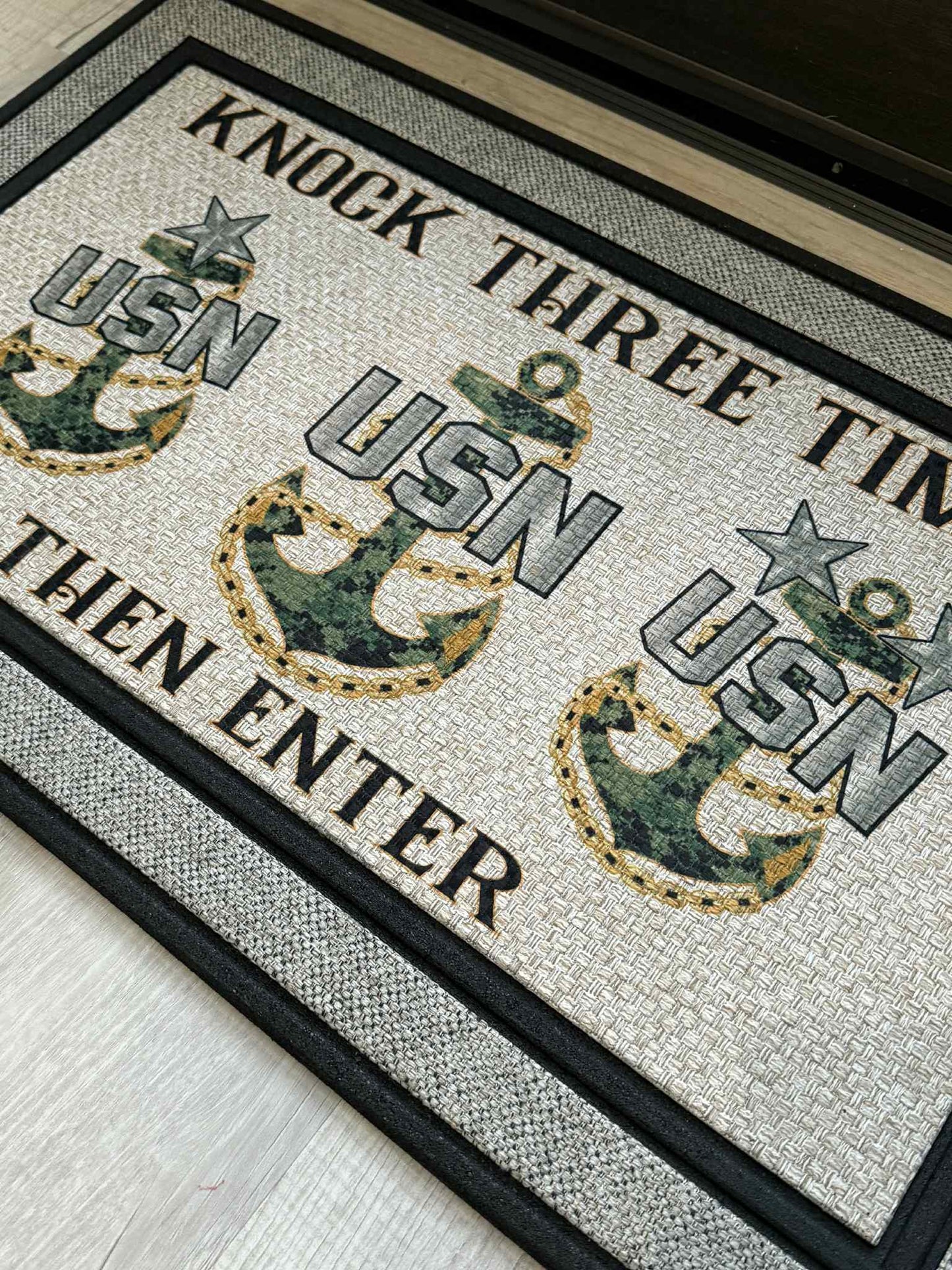 House of Anchors Indoor Outdoor Door Mat