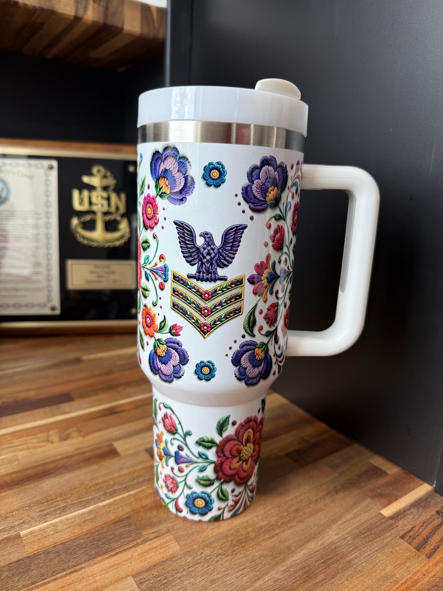 Embroidery Love 40 oz Tumbler