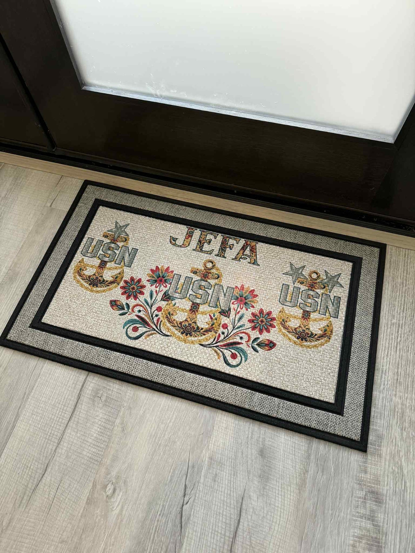 House of Anchors Indoor Outdoor Door Mat