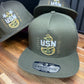 Camo Anchor Snapback Hat