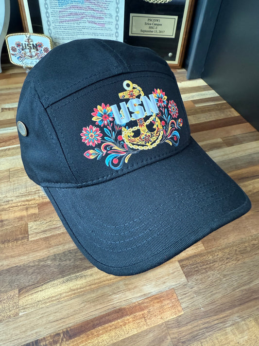 Jefa De Flores Curved Hat