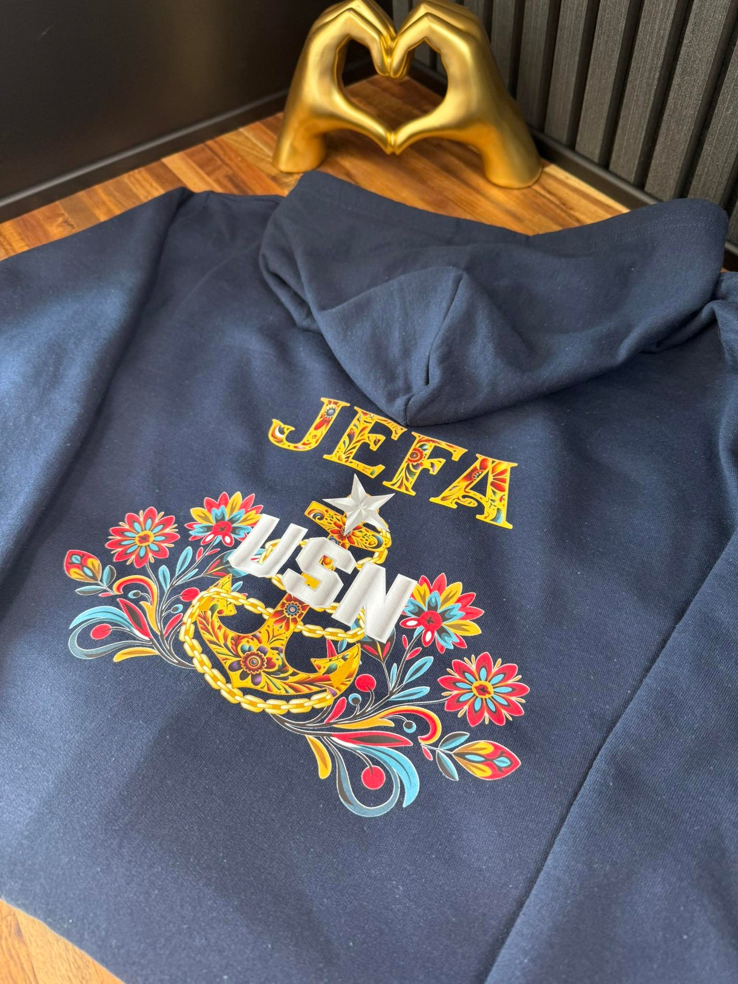 Jefa De Flores Zip Up Hoodie