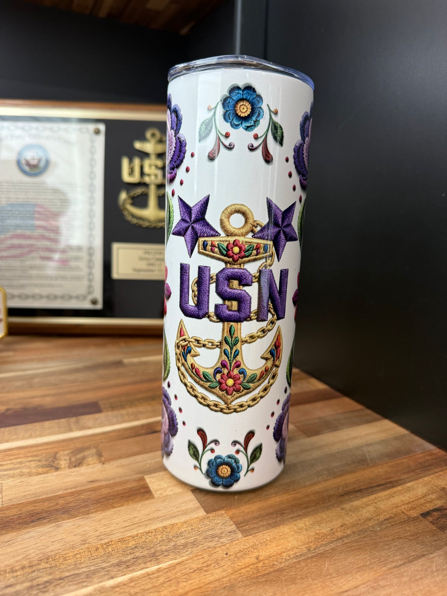 Embroidery Love 20 oz Tumbler