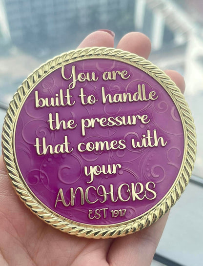 WW Trifecta Anchor Challenge Coin