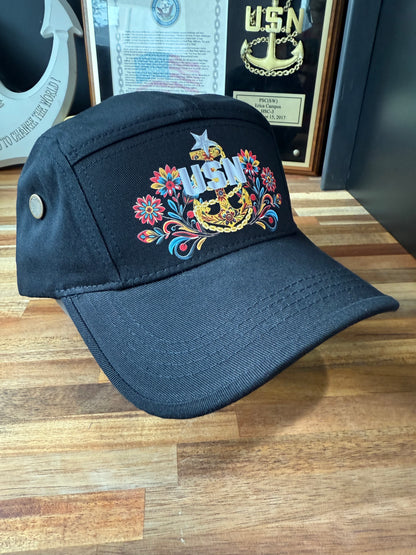 Jefa De Flores Curved Hat