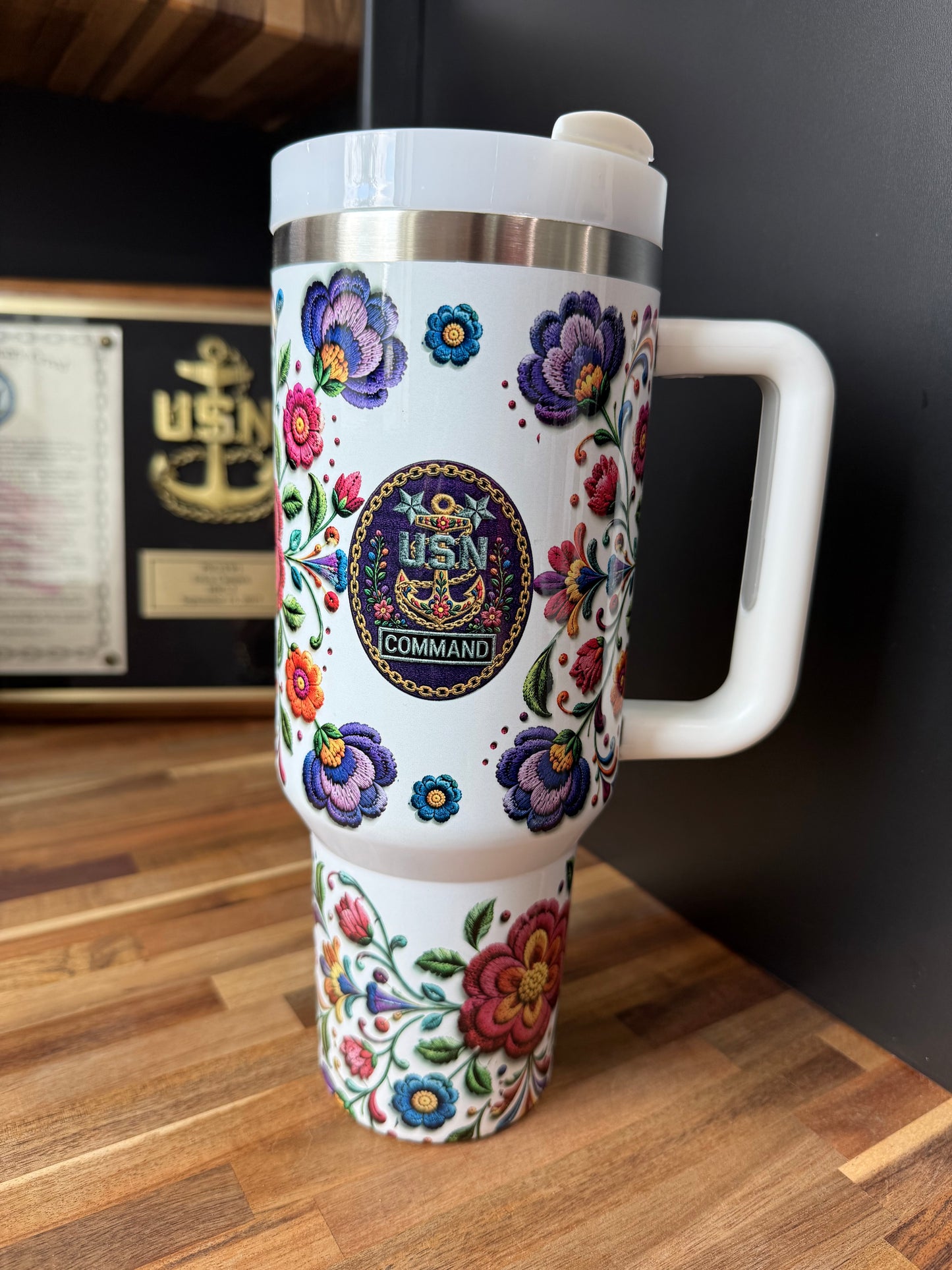 Embroidery Love 40 oz Tumbler