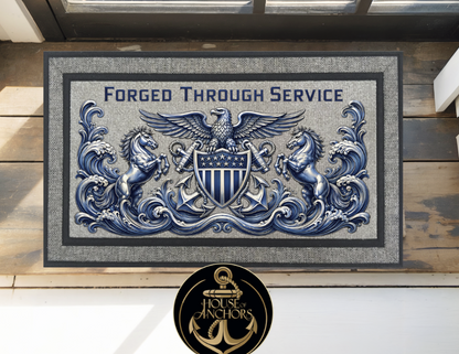 House of Anchors Indoor Outdoor Door Mat