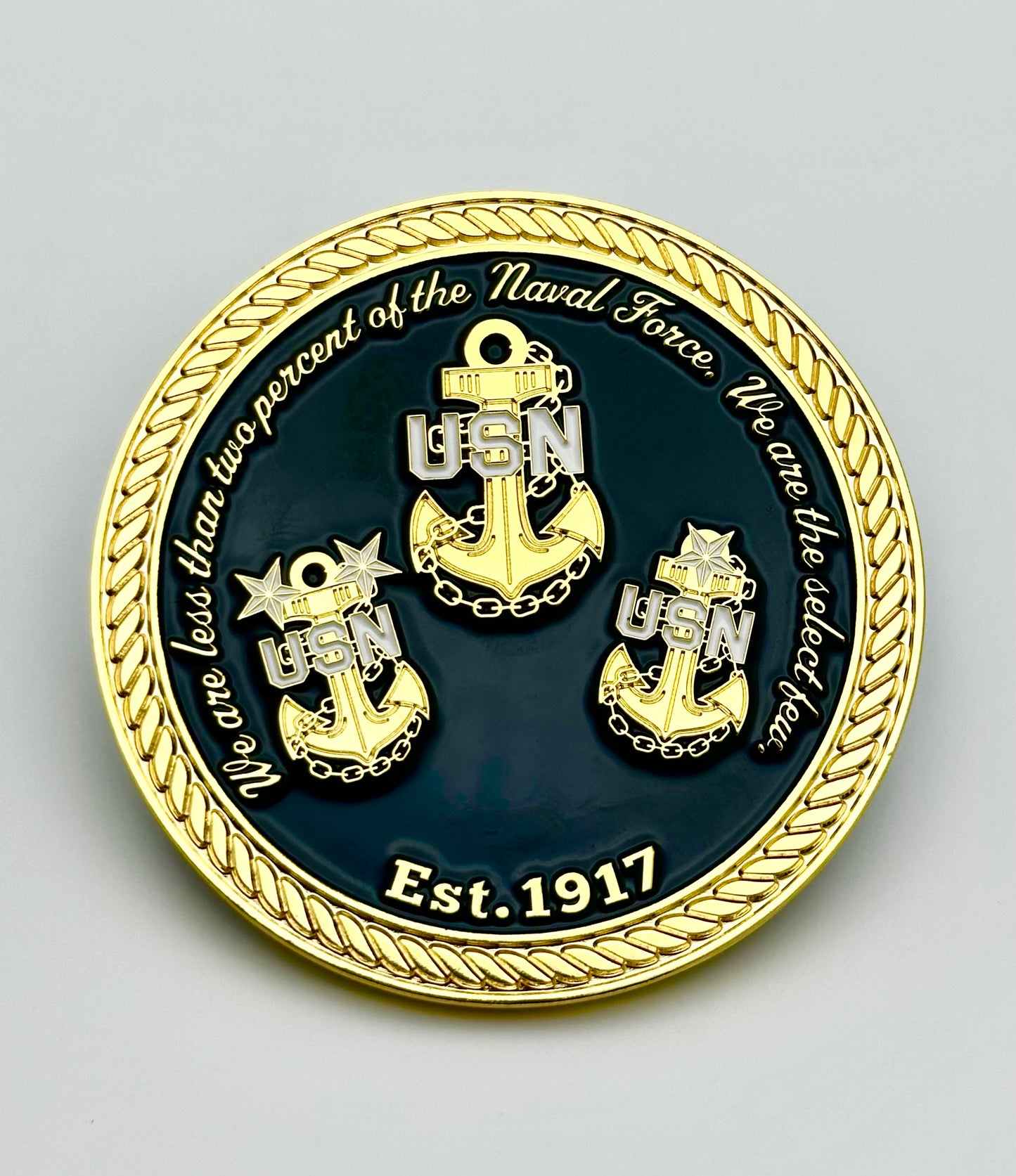 Navy Girl Challenge Coin