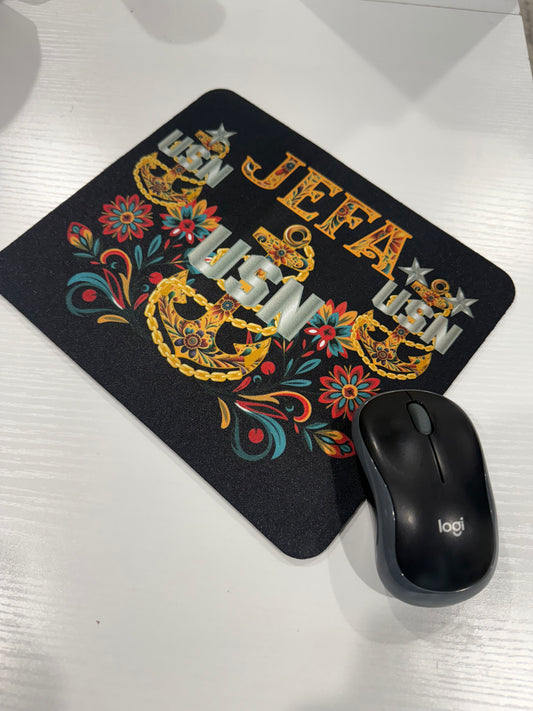 Jefa de Flores Mouse Pad