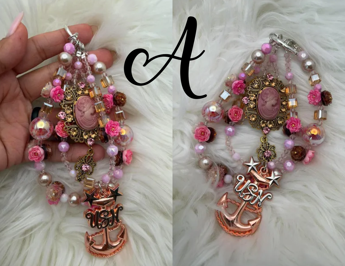 Wristlet Phone Bag Charm