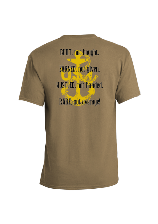 Built Not Bought Coyote Brown Chief Shirt