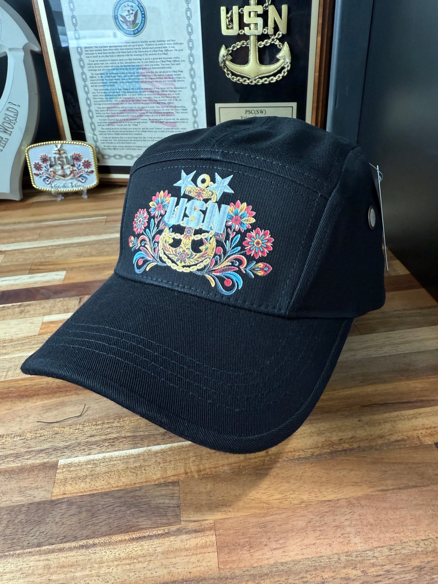 Jefa De Flores Curved Hat