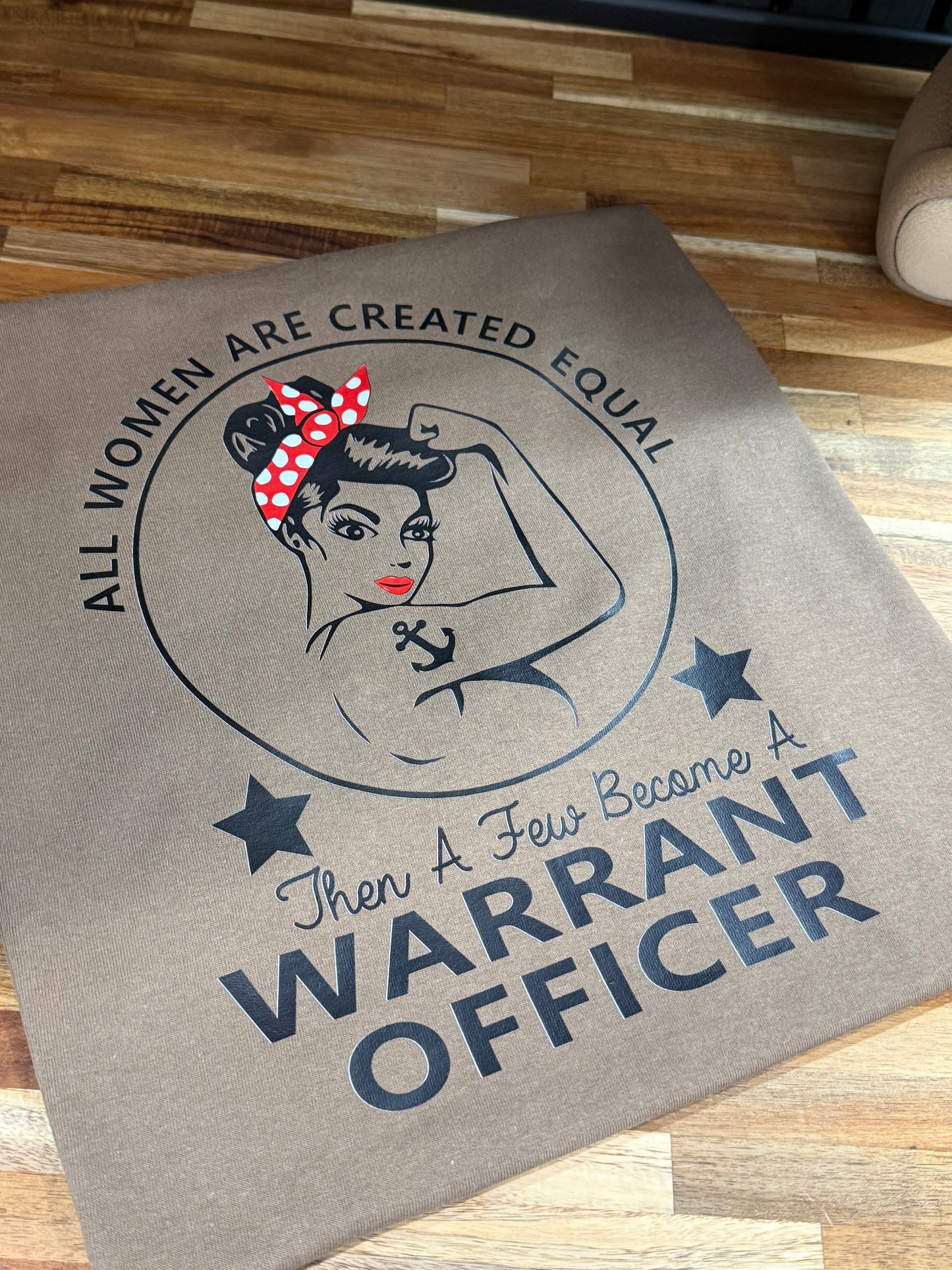 Navy Girl Warrant Officer Coyote Brown Shirt