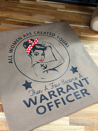 Navy Girl Warrant Officer Coyote Brown Shirt