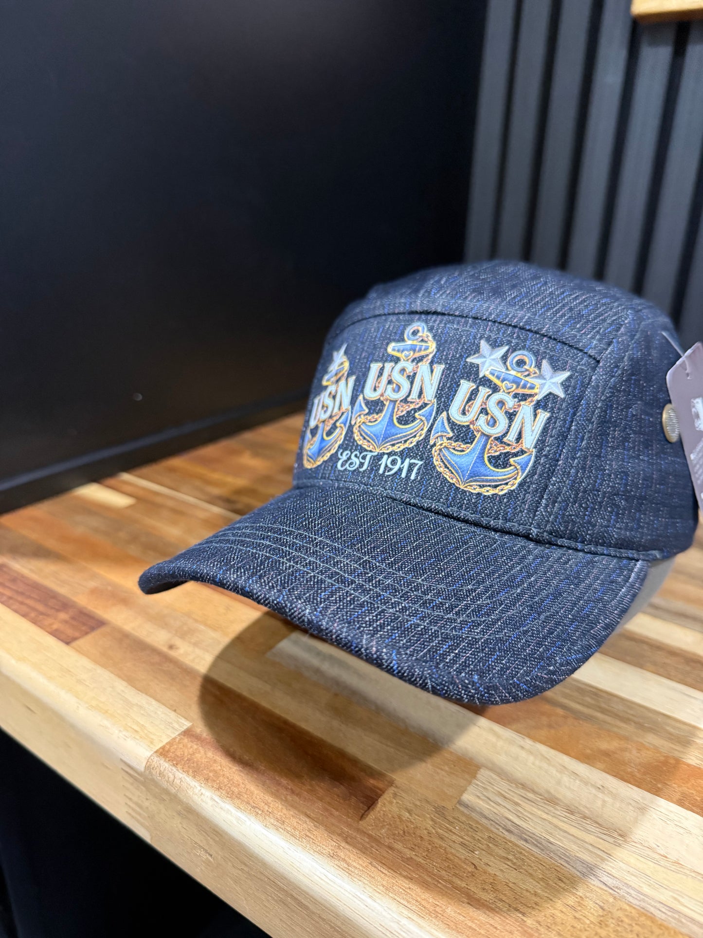 Navy Chief Denim Style Hat