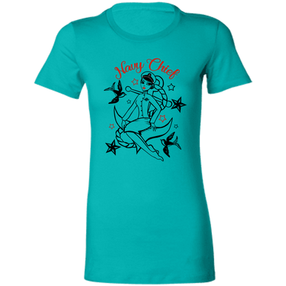 Navy Chief Pin Up Ladies' Favorite T-Shirt