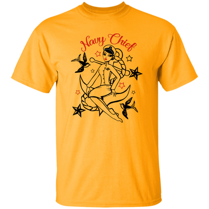 Navy Chief Pin Up 5.3 oz. T-Shirt